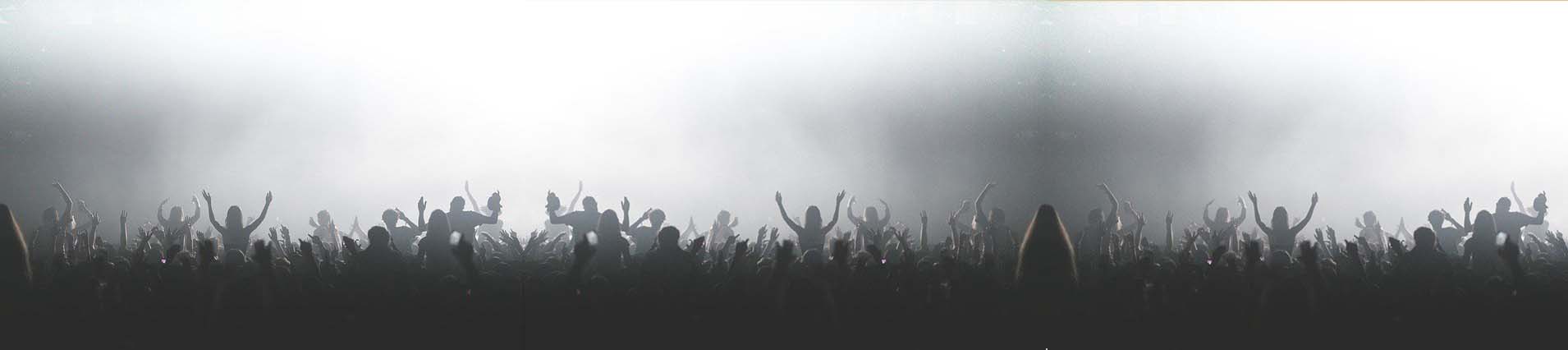 live entertainment broadway crowd banner