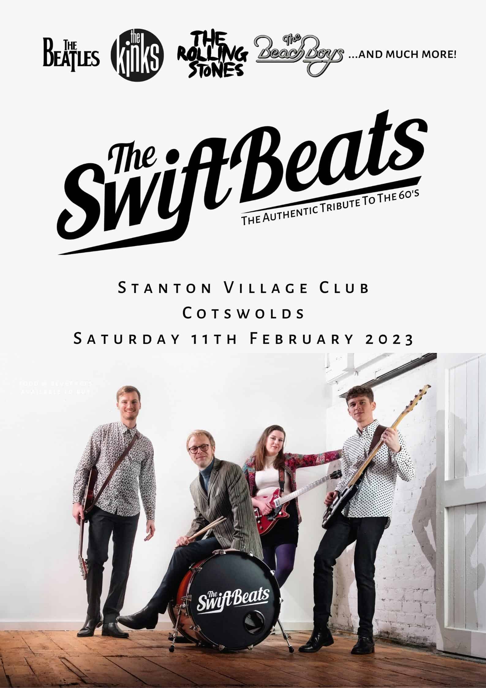The Swiftbeats - Sixties Band Cotswolds Poster