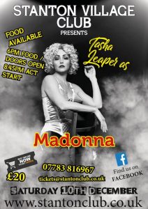 Madonna Tribute Cotswolds Poster