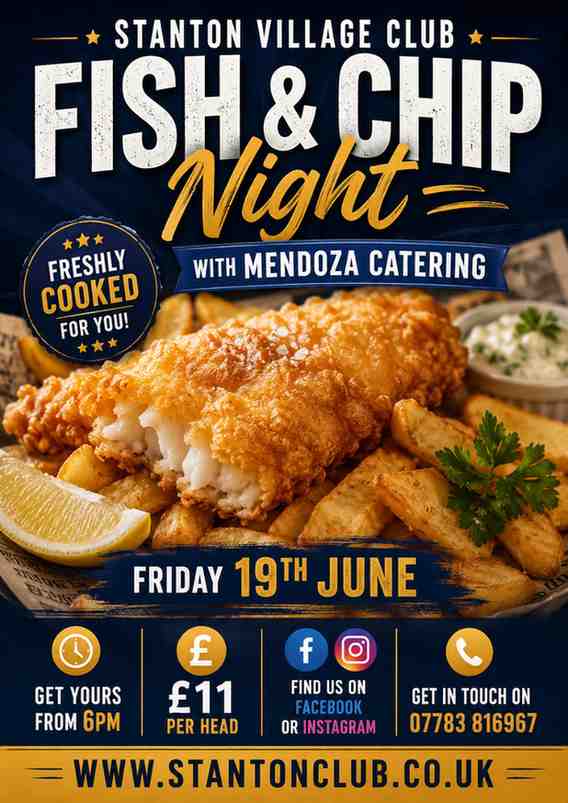 Fish and Chip Night Cotswolds - Friday 19th June