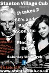 80's Duo Worcestershire - It takes 2 Poster