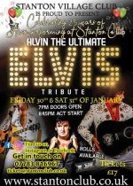 Elvis Tribute Worcesershire - Alvin Poster - 30th & 31st January 2026