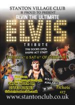Elvis Tribute Worcestershire - Alvin Poster - 5th and 6th February 2027