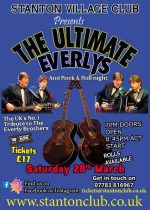 Everly Brothers Tribute Worcestershire Poster - 28th March 2026