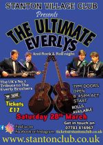 Everly Brothers Tribute Worcestershire Poster - 28th March 2026