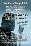 Luther Vandross Tribute Cotswolds Poster - 26th September 2026