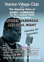 Luther Vandross Tribute Cotswolds Poster - 26th September 2026
