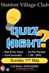 Quiz Night Poster - 11th May