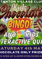 kids chocolate bingo poster