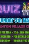 quiz night gloucestershire / worcestershire poster