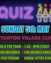 quiz night gloucestershire / worcestershire poster